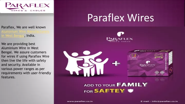 paraflex wires