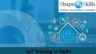 iot training in delhi
