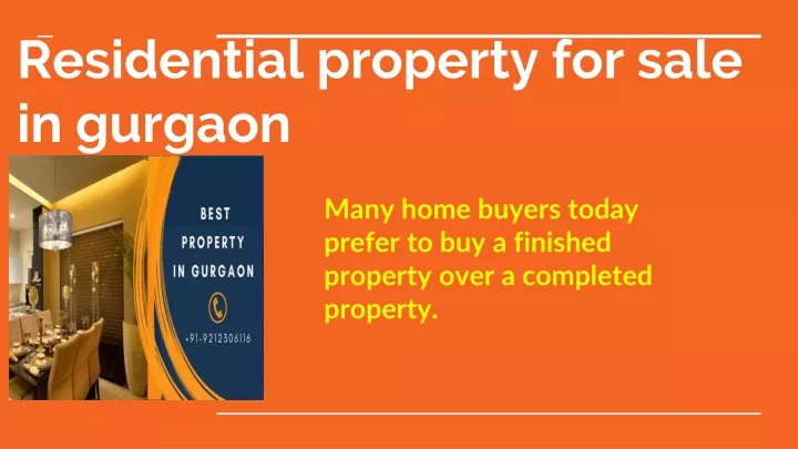 residential property for sale in gurgaon