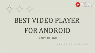 Best  Video Player for Android
