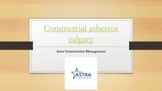 c ommercial asbestos calgary