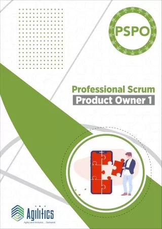 Professional Scrum Product Owner (PSPO)