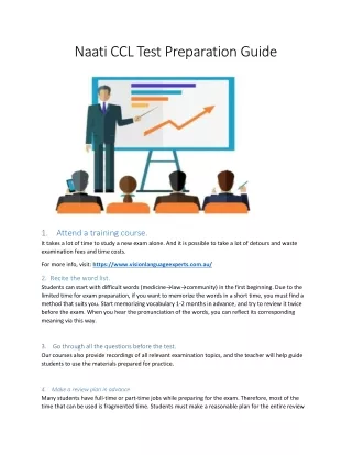 naati ccl test preparation guide
