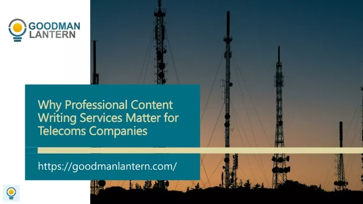 why professional content writing services matter for telecoms companies