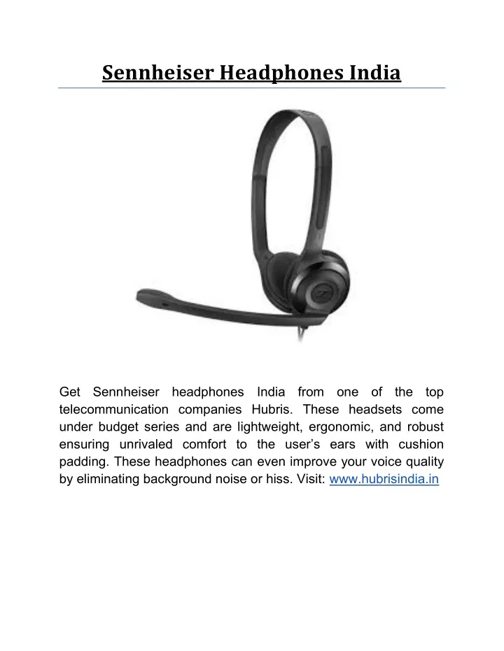 sennheiser headphones india