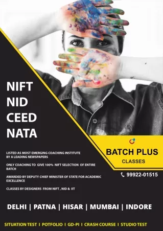 Best nid coaching in Indore - Batchplusclasses