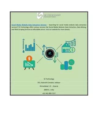 Social Media Website Data Extraction Services | SS Technology