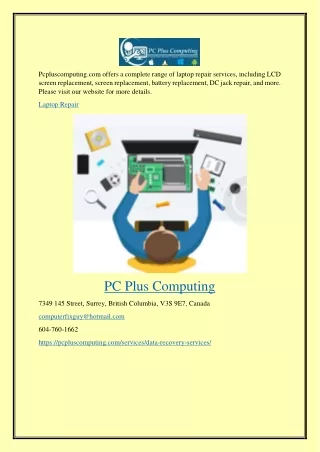 Laptop Repair Pcpluscomputing.com