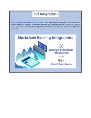 Online Education Infographics For Sale In Usa | Pptinfographics.com
