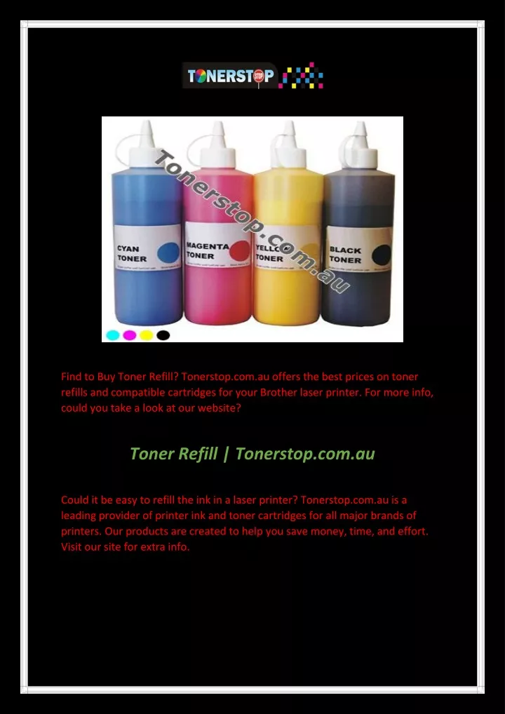 find to buy toner refill tonerstop com au offers