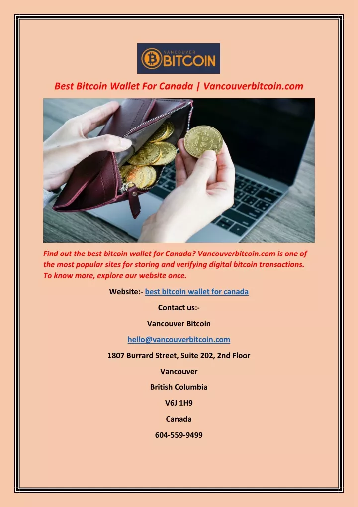 best bitcoin wallet for canada vancouverbitcoin