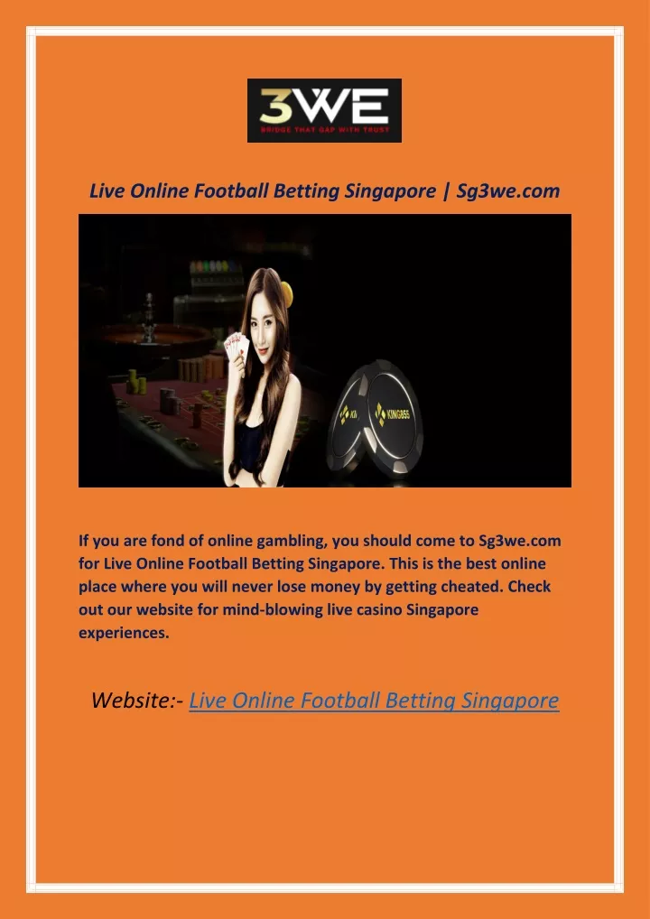 live online football betting singapore sg3we com