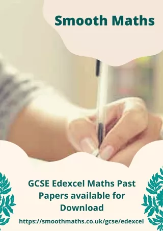 GCSE Maths Past Papers available for Download