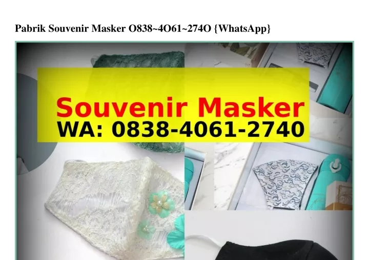 pabrik souvenir masker o838 4o61 274o whatsapp