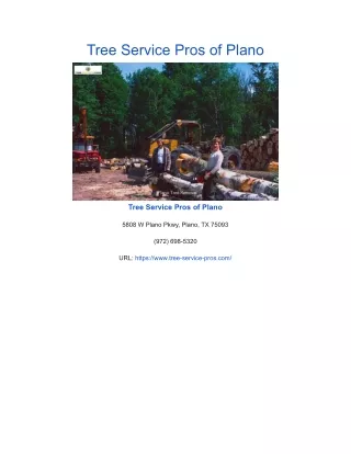 tree service pros of plano