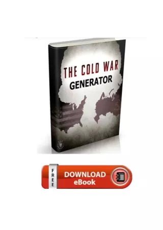 Cold War Generator Blueprints Plans PDF Download
