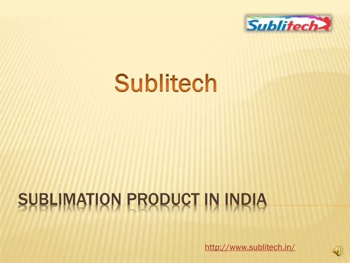 sublimation product in india