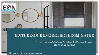 Bathroom Remodeling Leominster