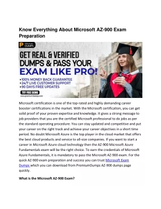 Microsoft AZ-900 Exam Dumps