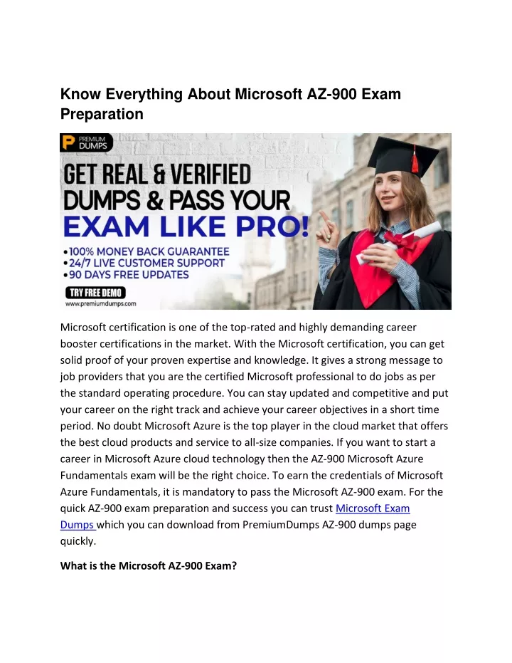 know everything about microsoft az 900 exam