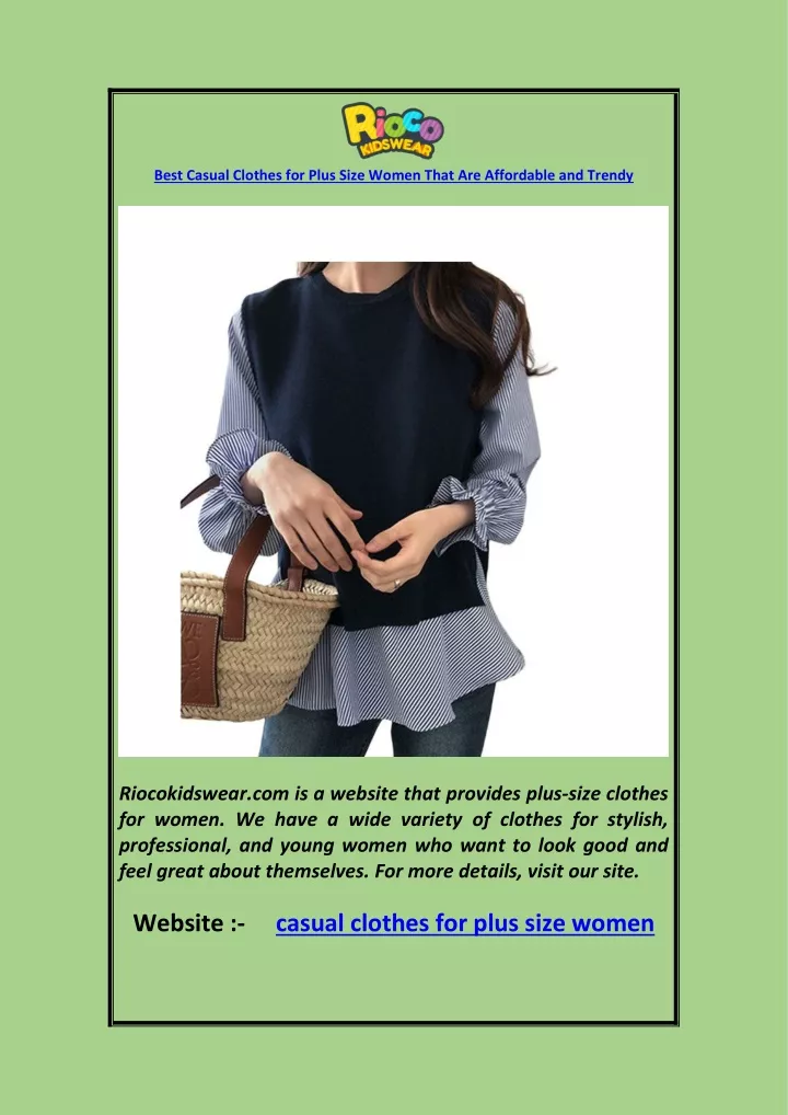 PPT Best Casual Clothes For Plus Size Women That Are Affordable And ppt-best-casual-clothes-for-plus-size-women-that-are-affordable-and