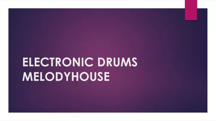 electronic drums melodyhouse