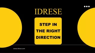 IDRESE - Step in the right direction