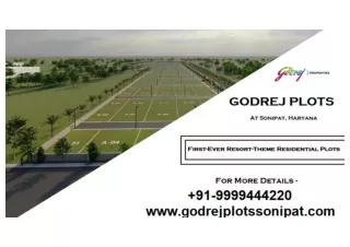 Godrej Plots Price list, Residential Plots in Sonipat, Godrej Sonipat Plots Pri