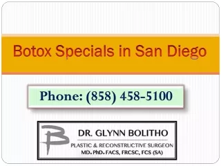 Botox Specials in San Diego