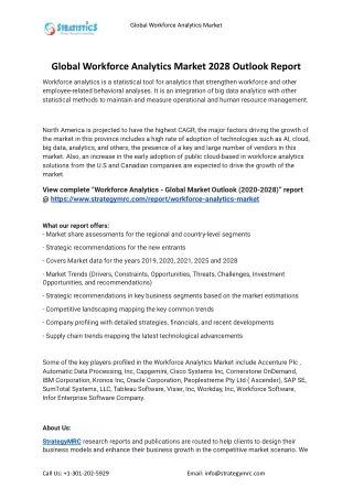 global workforce analytics market