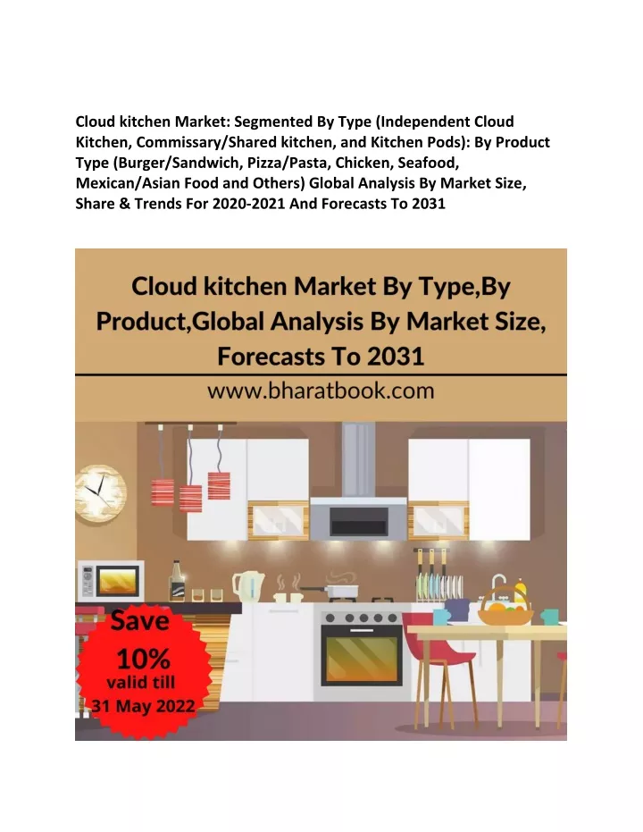 cloud kitchen market segmented by type