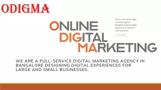 ODigMa | Digital Marketing Firm in Bangalore