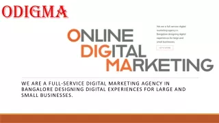 ODigMa | Digital Marketing Firm in Bangalore