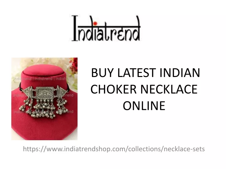 buy latest indian choker necklace online