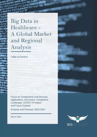 big data in healthcare a global market