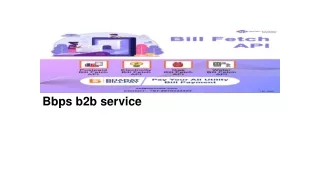 bbps b2b service