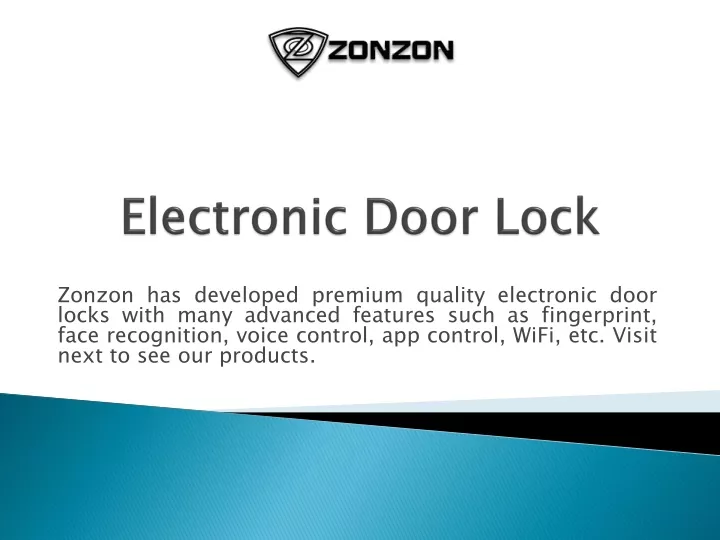 electronic door lock