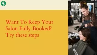 Keep your salon fully booked