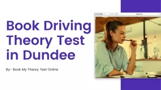 Theory Test Centre Dundee