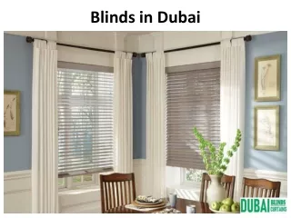 blinds in dubai