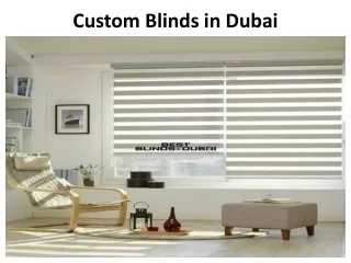 custom blinds in dubai