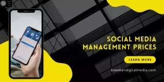 social media management prices
