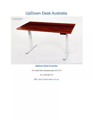updown desk australia