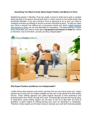everything you need to know about expert packers