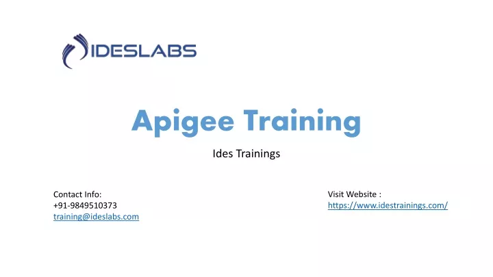 apigee training