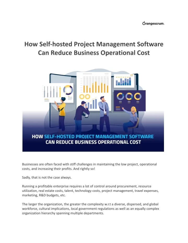 how self hosted project management software