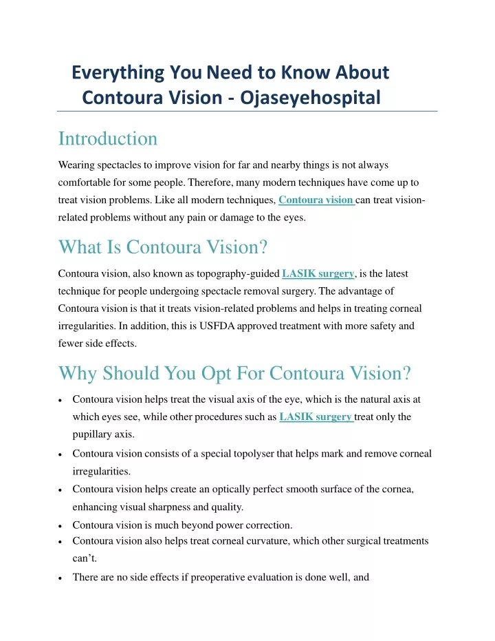 everything you need to know about contoura vision ojaseyehospital