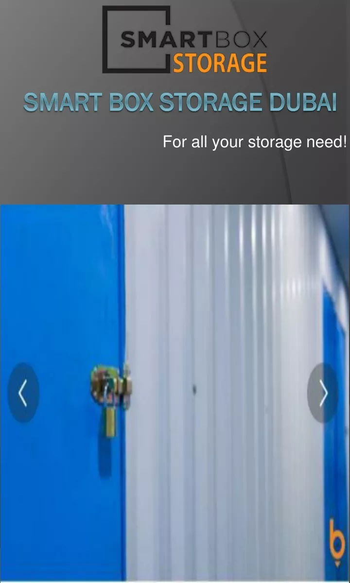 for all your storage need
