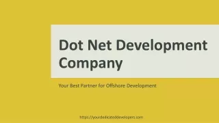 Dot Net Development