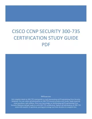 cisco ccnp security 300 735 certification study